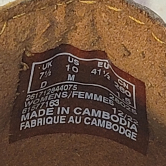 Clarks Collection Lyrical Way Womens Tan Leather Loafers Size 10M - Picture 15 of 15